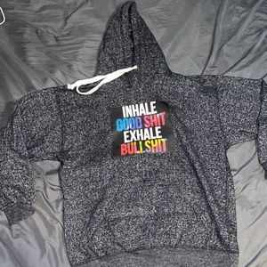 Black hoodie